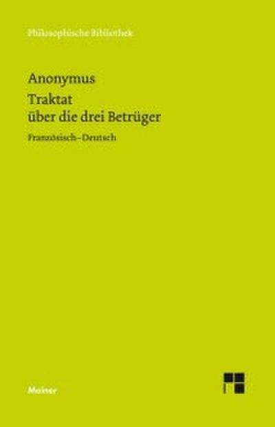 Traktat über die drei Betrüger (1768)