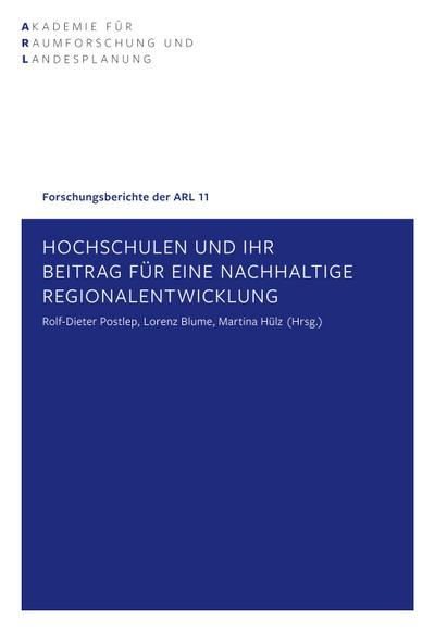 Hochschulen und ihr Beitrag für eine nachhaltige Regionalentwicklung