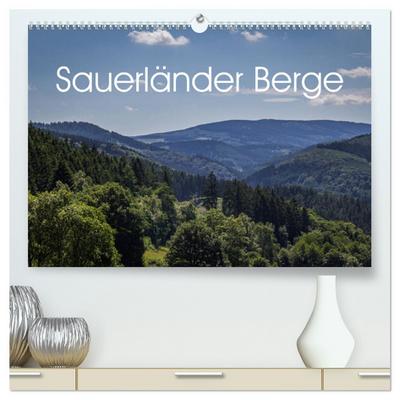 Sauerländer Berge (hochwertiger Premium Wandkalender 2026 DIN A2 quer), Kunstdruck in Hochglanz