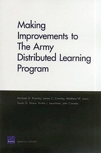 Making Improvements to the Army Distributed Learning Program
