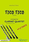 Tico Tico – Parts for Clarinet Quartet (Intermediate Level)