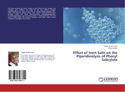 Effect of Inert Salts on the Piperidinolysis of Phenyl Salicylate