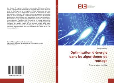 Optimisation d’énergie dans les algorithmes de routage