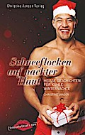 Schneeflocken auf nackter Haut