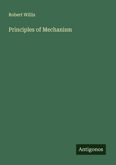 Principles of Mechanism