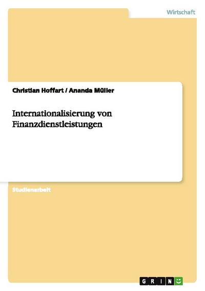 Internationalisierung von Finanzdienstleistungen