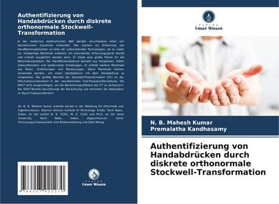 Authentifizierung von Handabdrücken durch diskrete orthonormale Stockwell-Transformation