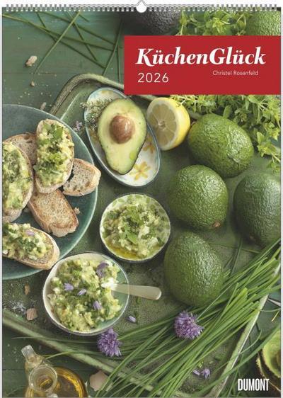 Küchenglück 2026 - Küchenkalender in Postergröße - 50 x 70 cm