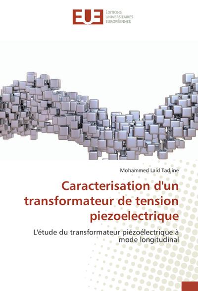 Caracterisation d’un transformateur de tension piezoelectrique