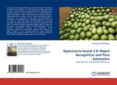 Appearance-based 3-D Object Recognition and Pose Estimation