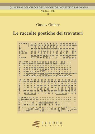 Gröber, G: Raccolte poetiche dei trovatori