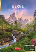 Berge Wochenplaner 2027 - 53 faszinierende Fotografien