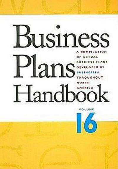 Business Plans Handbook