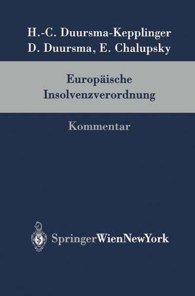 Europäische Insolvenzverordnung (EuInsVO), Kommentar