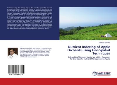 Nutrient Indexing of Apple Orchards using Geo-Spatial Techniques