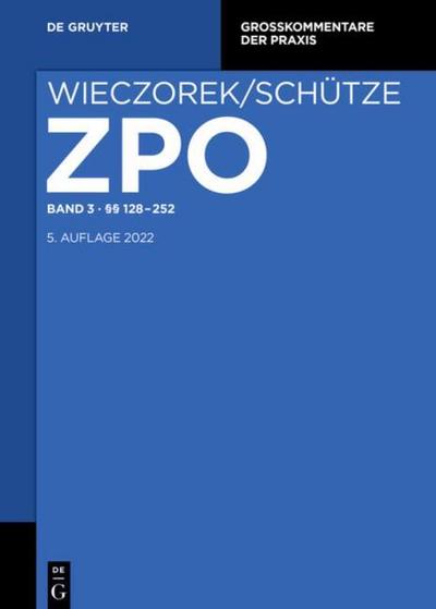 ZPO 3: §§ 128-252