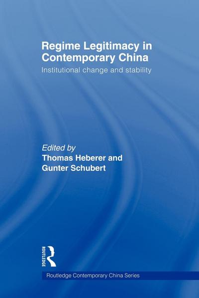 Regime Legitimacy in Contemporary China