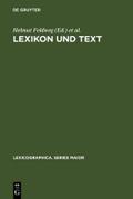 Lexikon und Text
