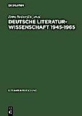 Deutsche Literaturwissenschaft 1945?1965