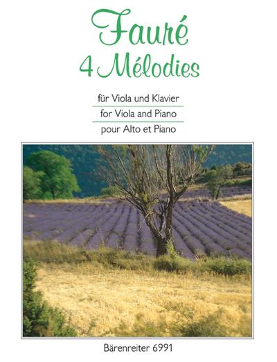 4 mélodies für Viola und Klavier