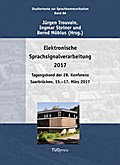 Elektronische Sprachsignalverarbeitung 2017