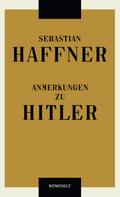 Anmerkungen zu Hitler