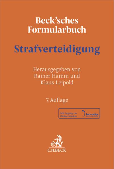 Beck’sches Formularbuch Strafverteidigung