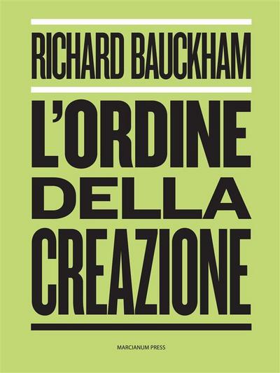 L’ordine della creazione