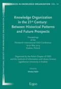 Knowledge Organization in the 21st Century: Betwee