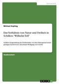 Das Verhältnis von Natur und Freiheit in Schillers
