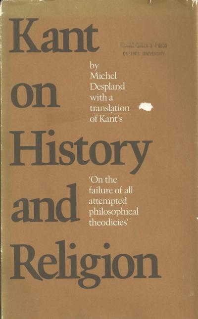 Kant on History and Religion