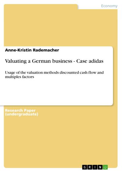 Valuating a German business - Case adidas