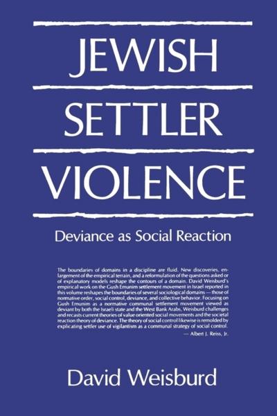 Jewish Settler Violence
