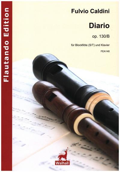 Diario op.130bfür Blockflöte (S/T) und Klavier