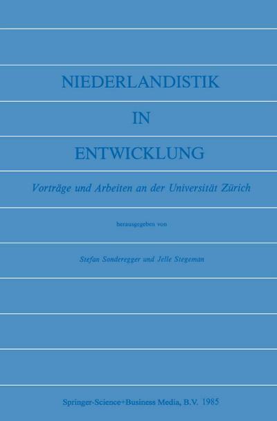 Niederlandistik in Entwicklung