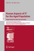 Human Aspects of IT for the Aged Population. Suppo