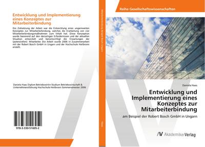 Entwicklung und Implementierung eines Konzeptes zur Mitarbeiterbindung