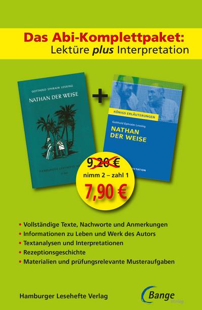 Das Abi-Komplettpaket: Lektüre plus Interpretation - Nathan der Weise