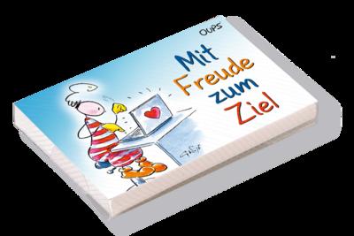 Oups Kärtchenbox, Mit Freude zum Ziel