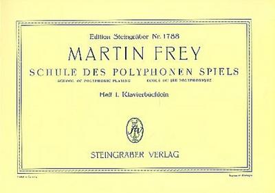 Schule des polyphonen Spiels op.32 Band 1für Klavier