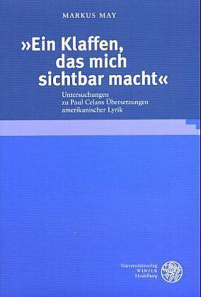 "Ein Klaffen, das mich sichtbar macht"