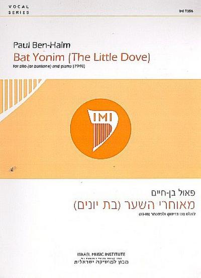 The little Dovefor alto (baritone) and piano