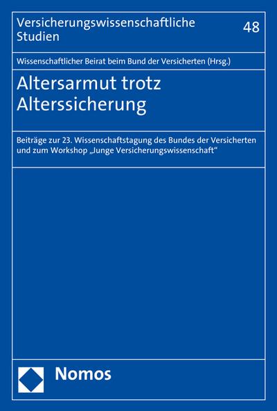 Altersarmut trotz Alterssicherung