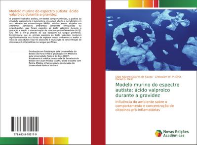 Modelo murino do espectro autista: ácido valproico durante a gravidez
