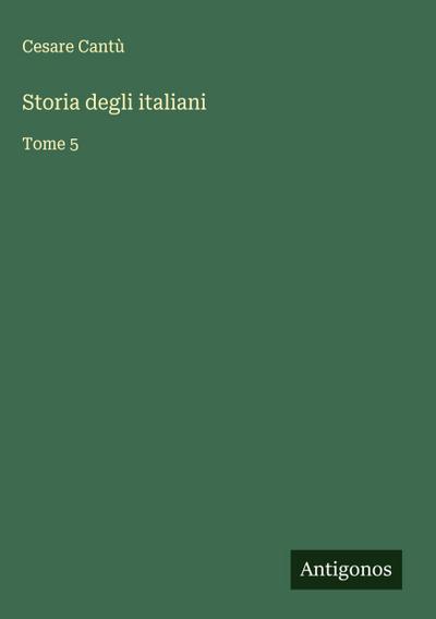 Storia degli italiani