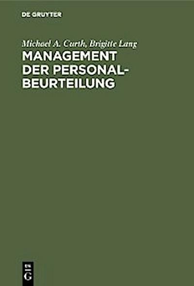 Management der Personalbeurteilung