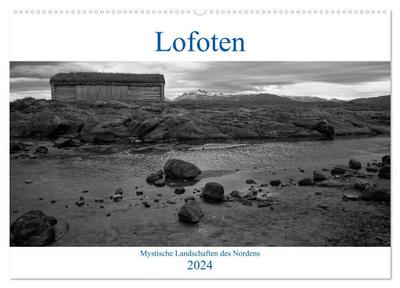 Lofoten - Mystische Landschaften des Nordens (Wandkalender 2024 DIN A2 quer), CALVENDO Monatskalender