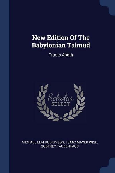 New Edition Of The Babylonian Talmud