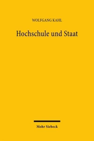 Hochschule und Staat