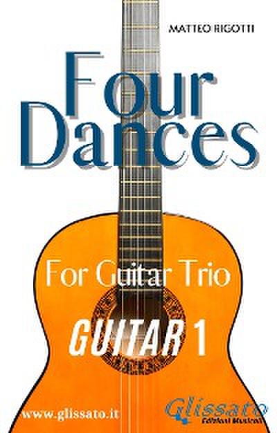 Guitar 1 part of "Four Dances" for Guitar trio